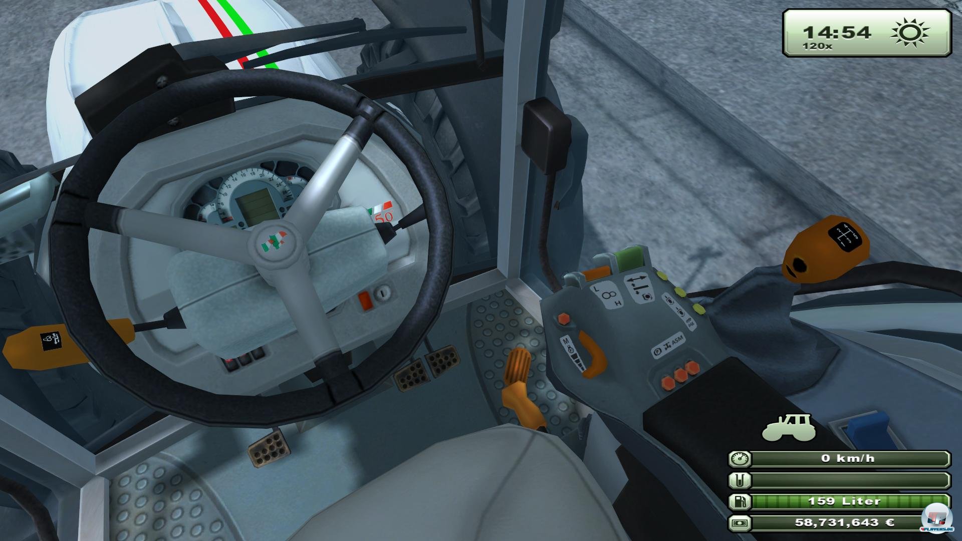 Jedes Vehikel verf&uuml;gt auch &uuml;ber eine Innenansicht.