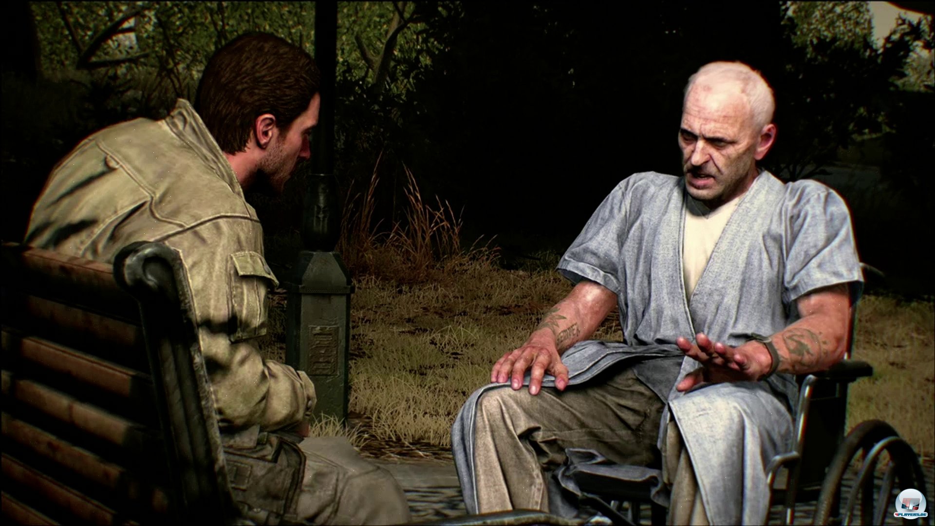 Die f&uuml;r einen Shooter erstaunlich gehaltvolle Handlung wird &uuml;ber gut gemachte, aber leider ziemlich kr&uuml;melige Videos vorangetrieben.