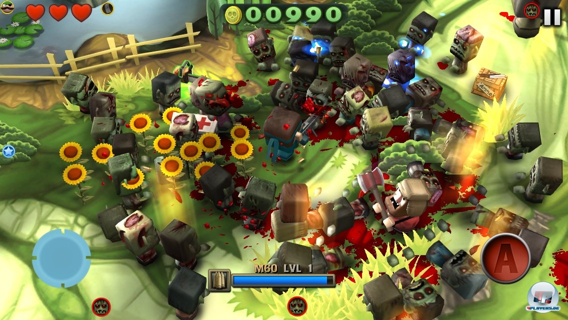 Ziel ist es, so lange wie m&ouml;glich auszuhalten - was angesichts der zum Teil wahnwitzigen Zombie-Massen eine echt anspruchsvolle Aufgabe ist.
