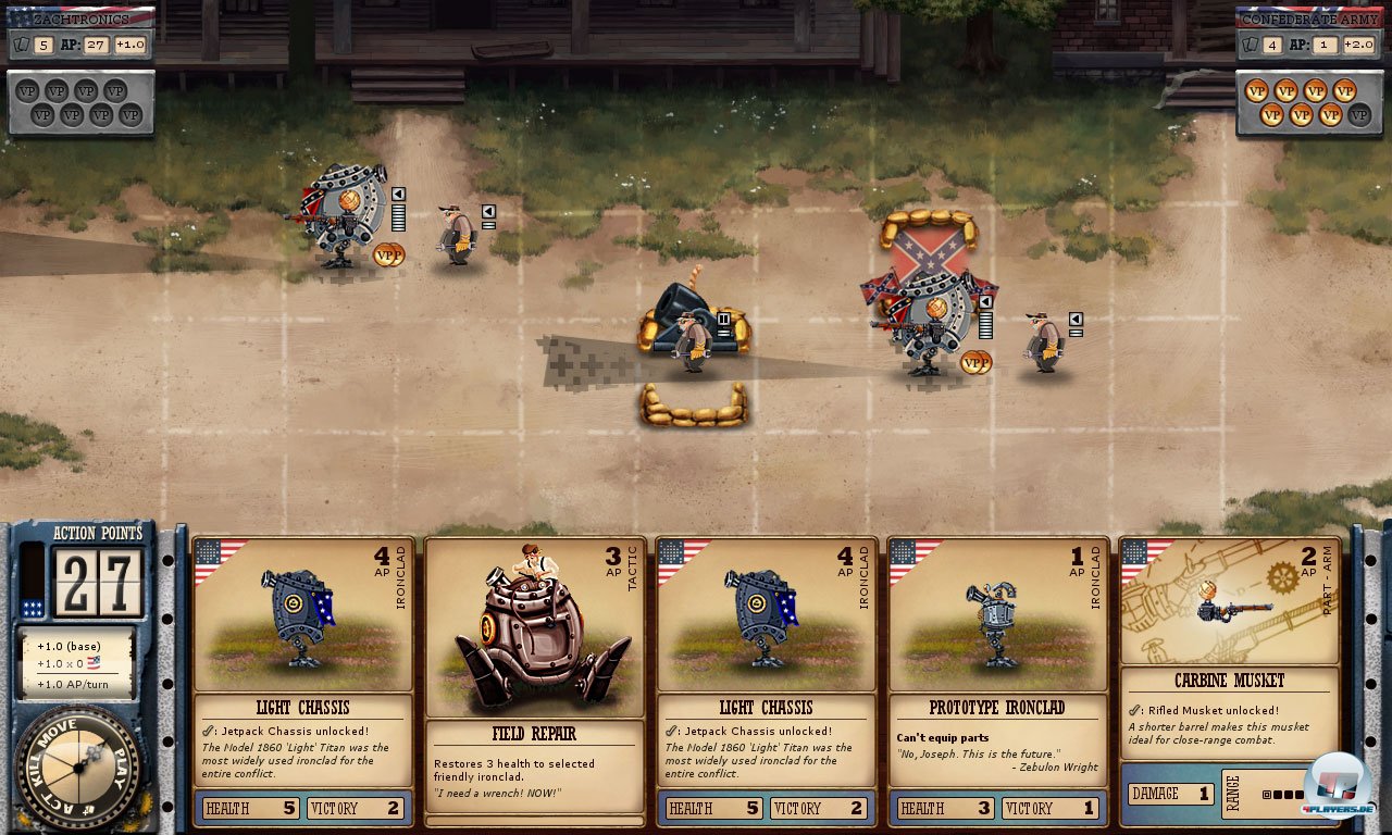 Durch das Besetzen von Flaggen- oder M&ouml;rser-Stellungen kann man zus&auml;tzliche Aktions- bzw. Siegpunkte erhalten.