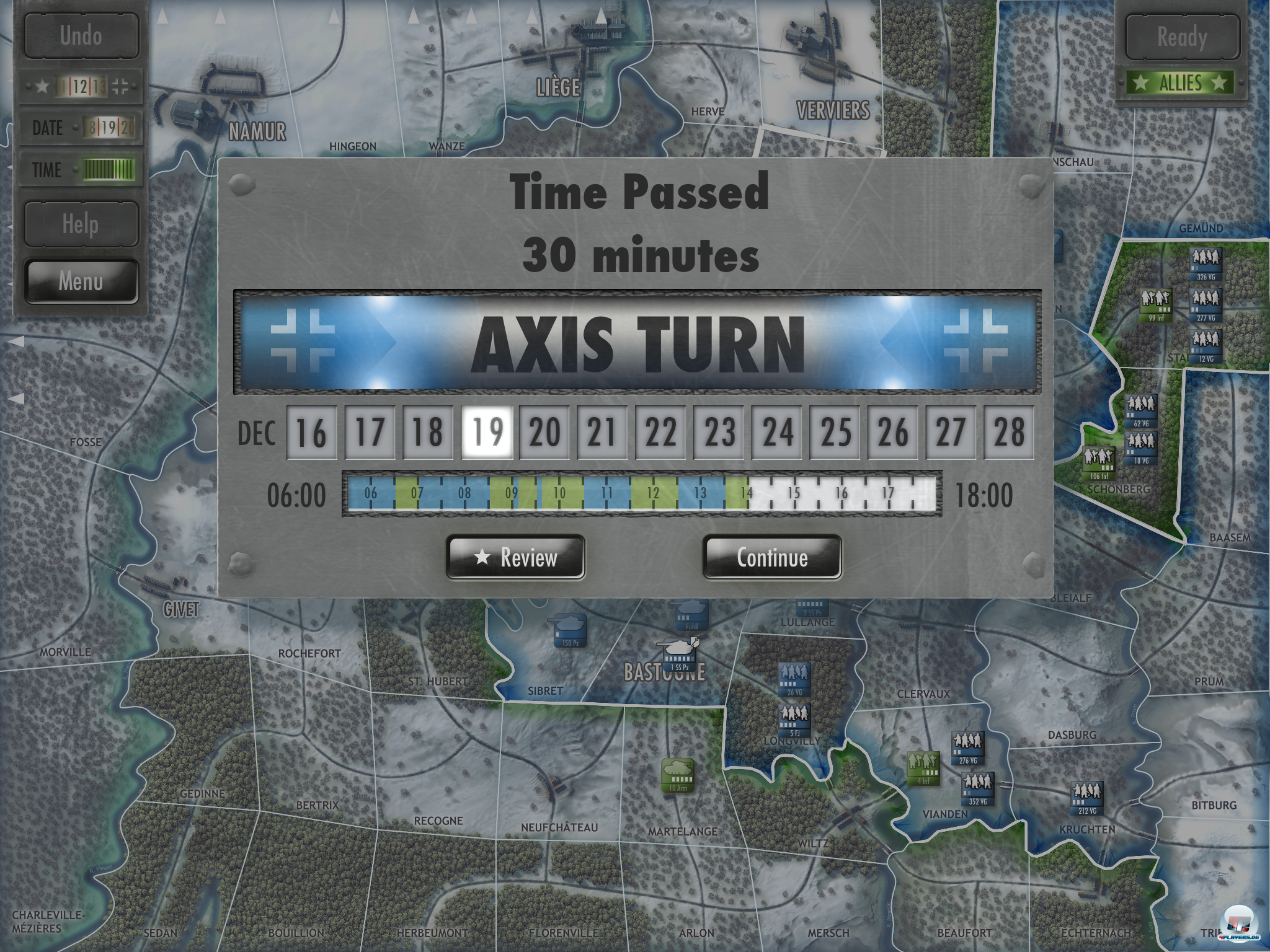 Das Besondere ist die Rolle und Art des Zeitmanagements: Jeder Tag l&auml;uft in Stunden ab, wobei sich jede Einheit nur einmal bewegen darf.