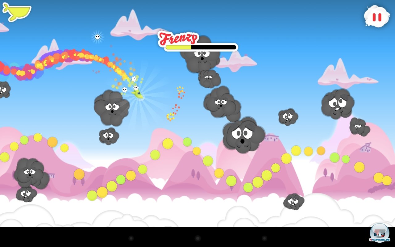 Im &raquo;Frenzy&laquo;-Modus kann Willow die l&auml;stigen Wolken einfach beiseite schubsen.