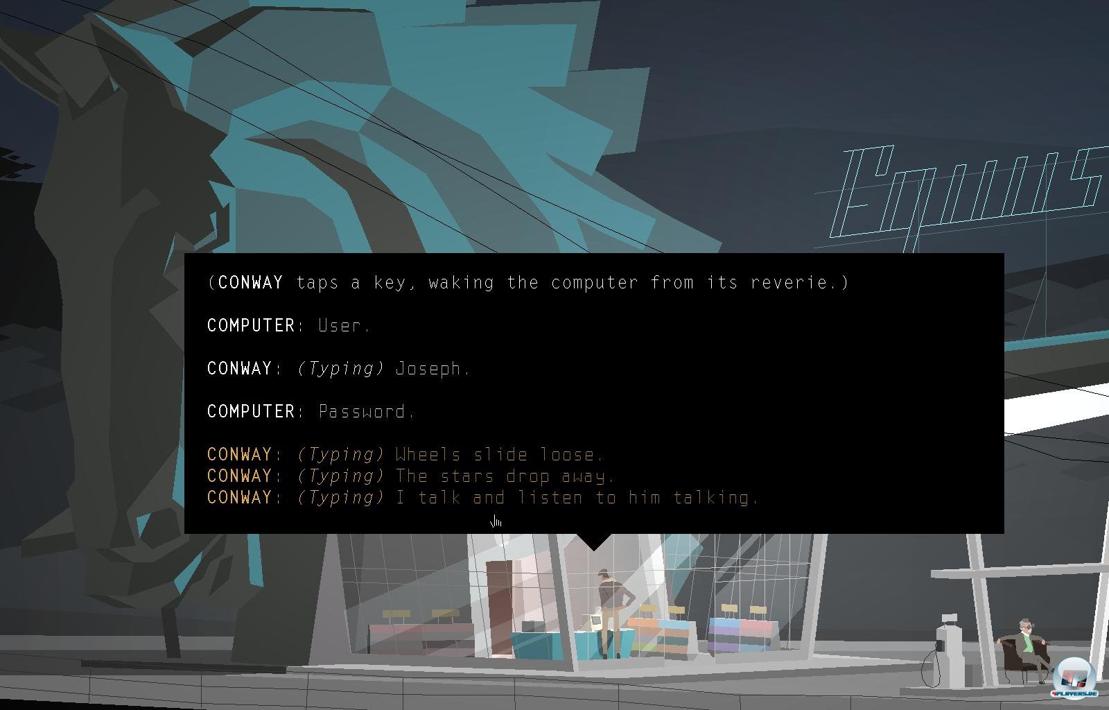 Im Zentrum stehen weniger R&auml;tsel oder Aktionen, sondern vielmehr skurrile Dialoge, bei denen man Entscheidungen treffen kann.