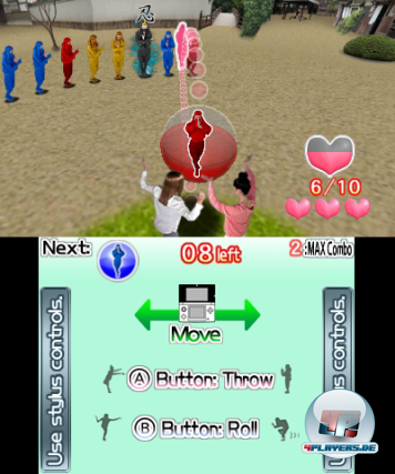 Gemeinsam nehmen es die beiden M&auml;dels mit einer bunten Ninja-Truppe auf.