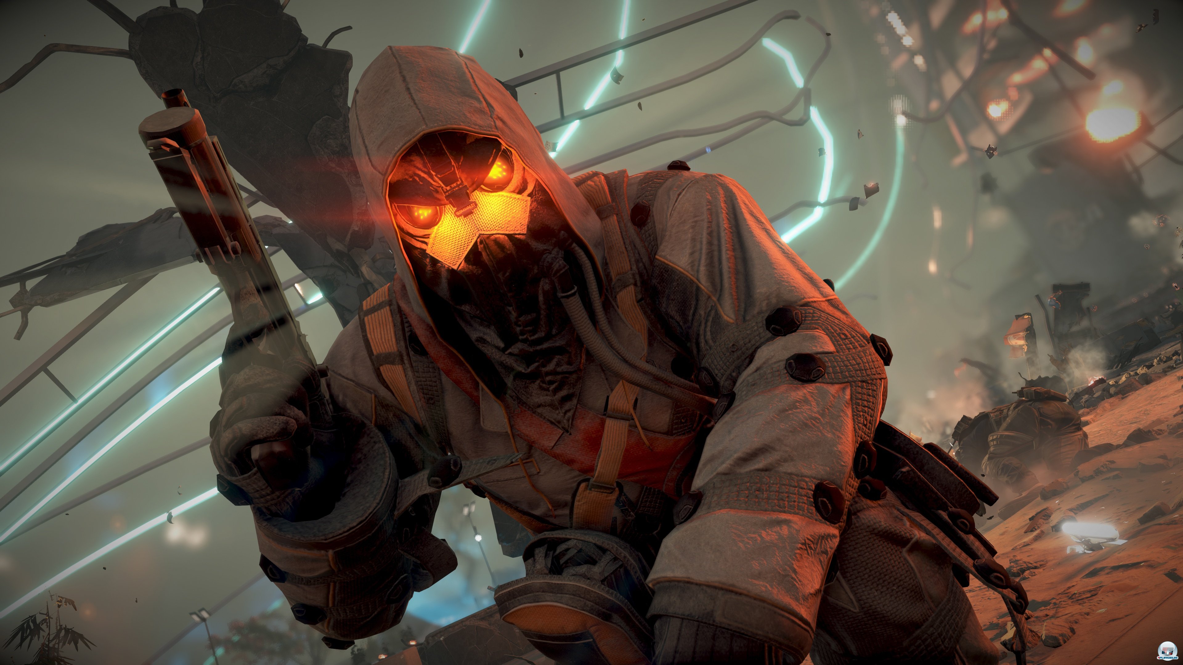 Schade, dass Guerilla Games den ideologischen Konflikt nur anrei&szlig;t und nicht &uuml;ber eine bessere Regie vertieft.