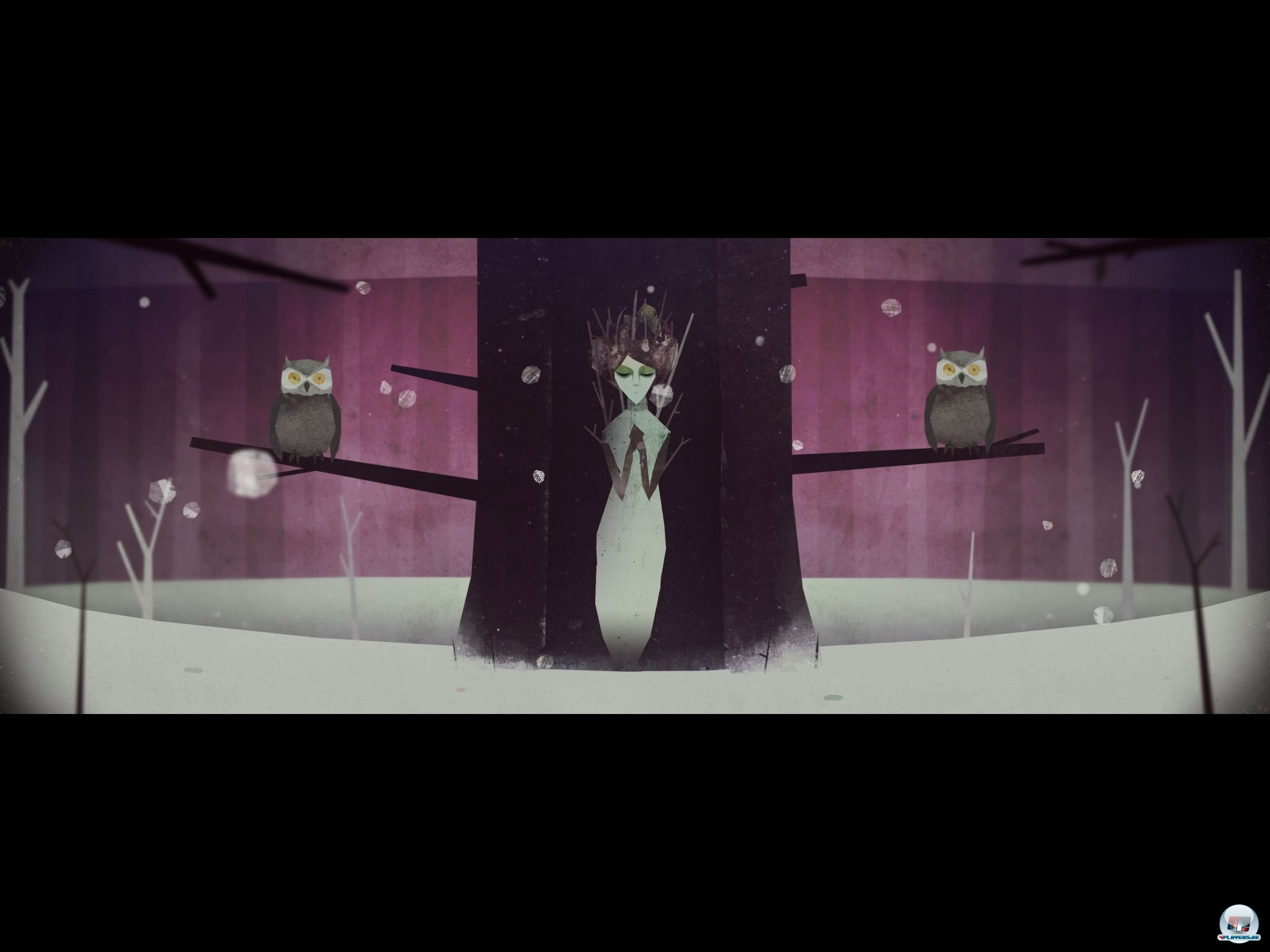 Wie kann man der Huldra blo&szlig; folgen? Die Eulen m&uuml;ssen in korrekter Reihenfolge ber&uuml;hrt werden...