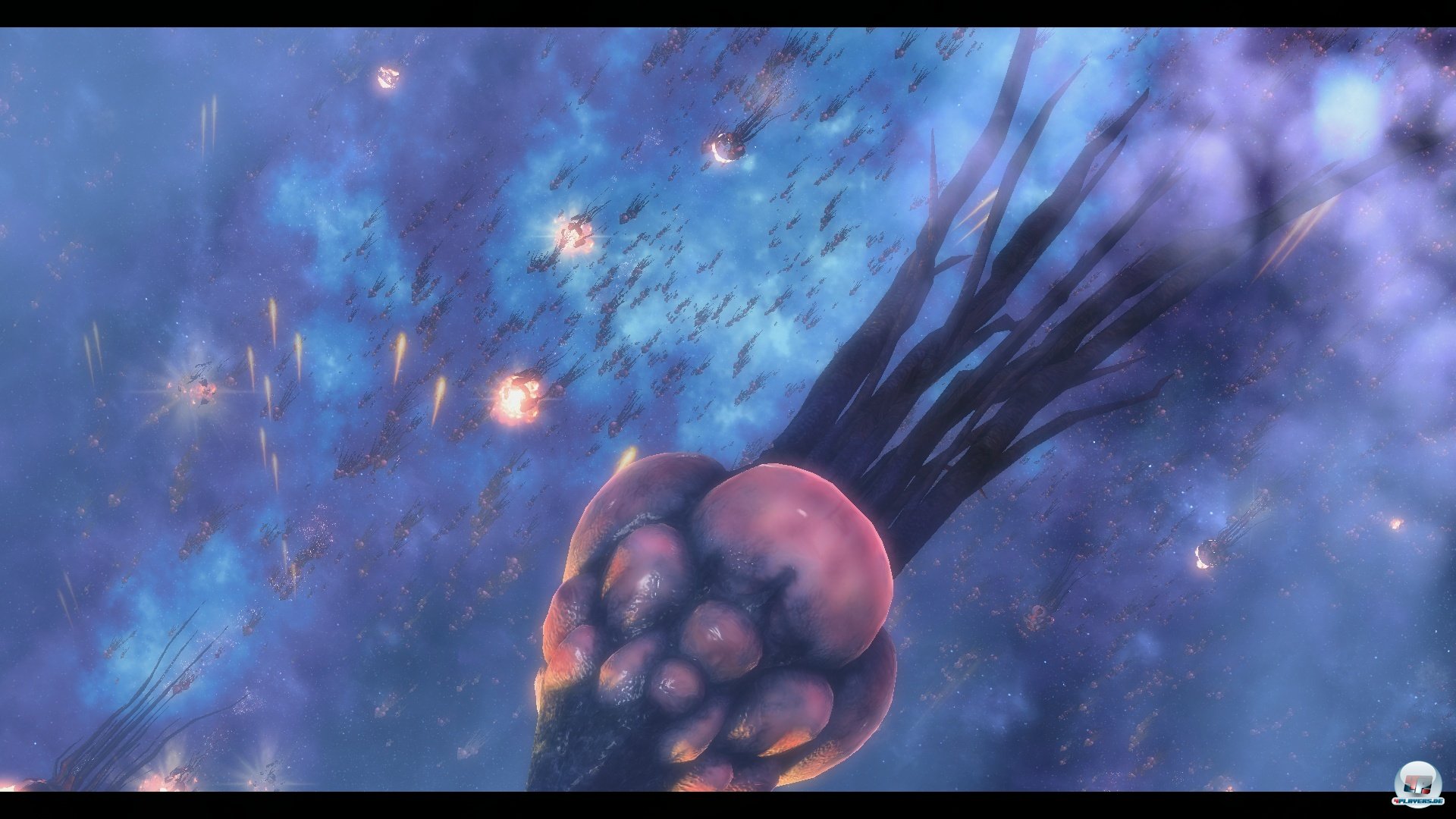 Zerg-Invasion! Eindrucksvolle Zwischensequenzen f&uuml;hren die Geschichte fort.