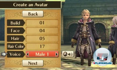 Zu Beginn kann man einen m&auml;nnlichen oder weiblichen Charakter erstellen und einige Vorgaben treffen, was das &Auml;u&szlig;ere angeht. Auf die Werte hat man kaum Einfluss.