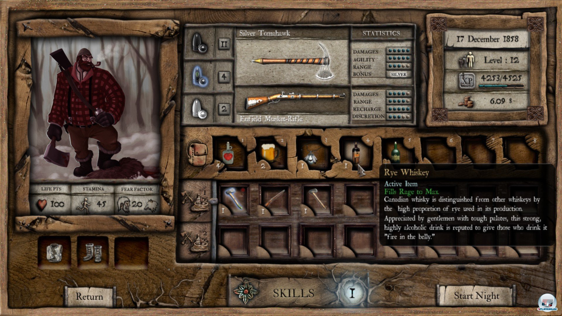 Leichte Rollenspieleinschl&auml;ge warten mit Ausr&uuml;stung und Aufwertung der Figur.