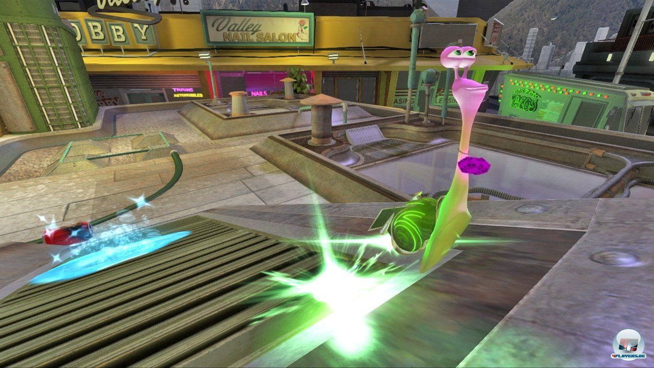 Pro Schauplatz erf&uuml;llt man entweder diverse Ziele unter Zeitdruck oder erforscht das Terrain im freien Modus.