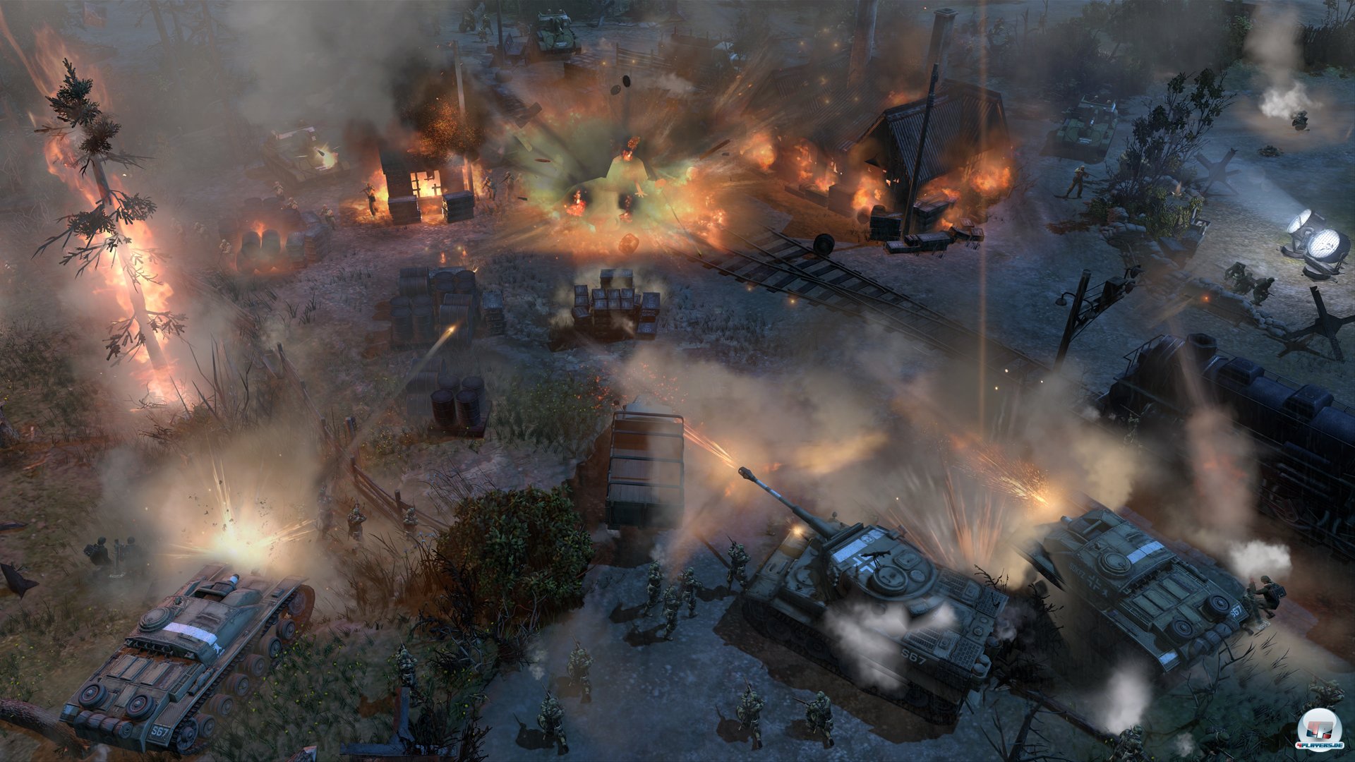 Panzer sind auf dem Schlachtfeld äußerst effektiv, leiden aber unter einer schwachen Wegfindung. Panzer sind auf dem Schlachtfeld äußerst effektiv, leiden aber unter einer schwachen Wegfindung.