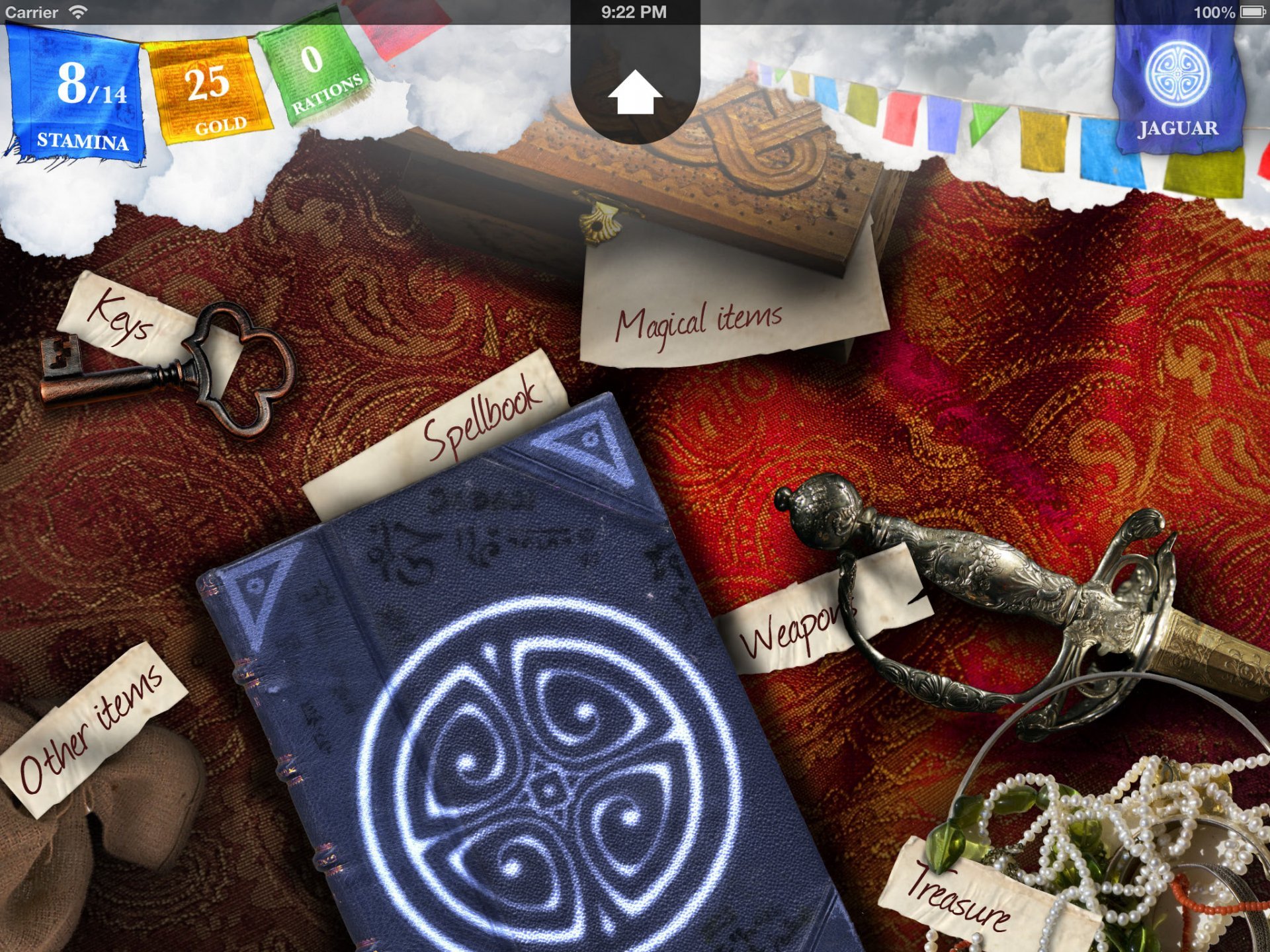 Das Inventar sieht auf den ersten Blick edel aus, aber einzelne Gegenst&auml;nde werden nicht visualisiert.