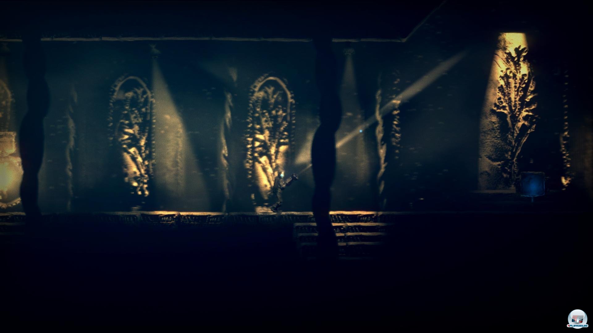 Das Artdesign ist sehr abwechslungsreich und verbindet Elemente vieler Sci-Fi-Universen. Hier k&ouml;nnte Event Horizon Pate gestanden haben. 