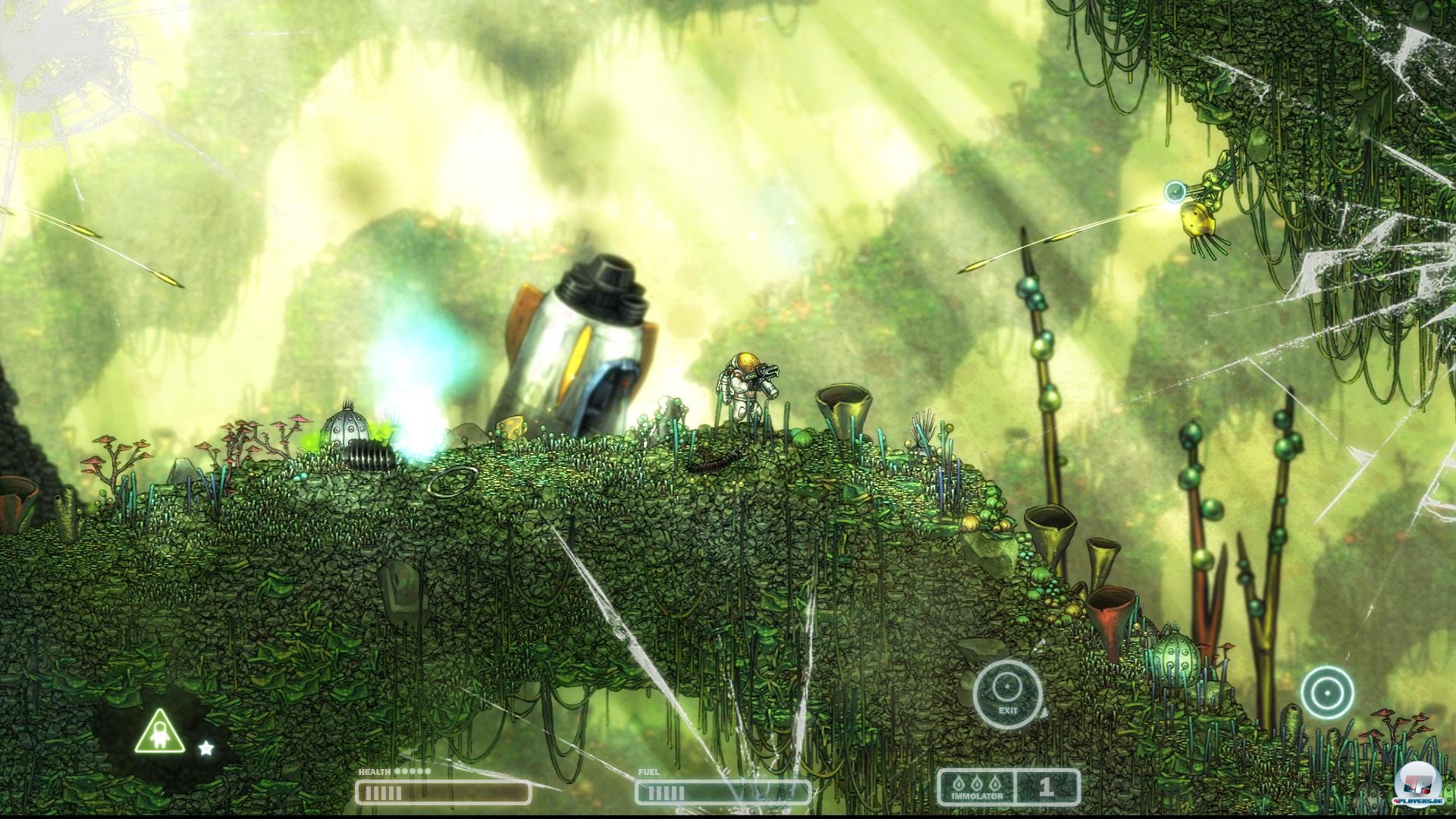 Die Kulisse sorgt mit der Musik f&uuml;r eine eigent&uuml;mliche Atmosph&auml;re.