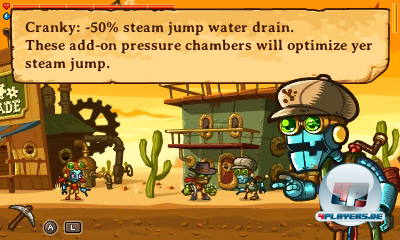 An der Oberfl&auml;che von Tumbleton f&uuml;hrt man ein wenig Smalltalk und kauft ein.