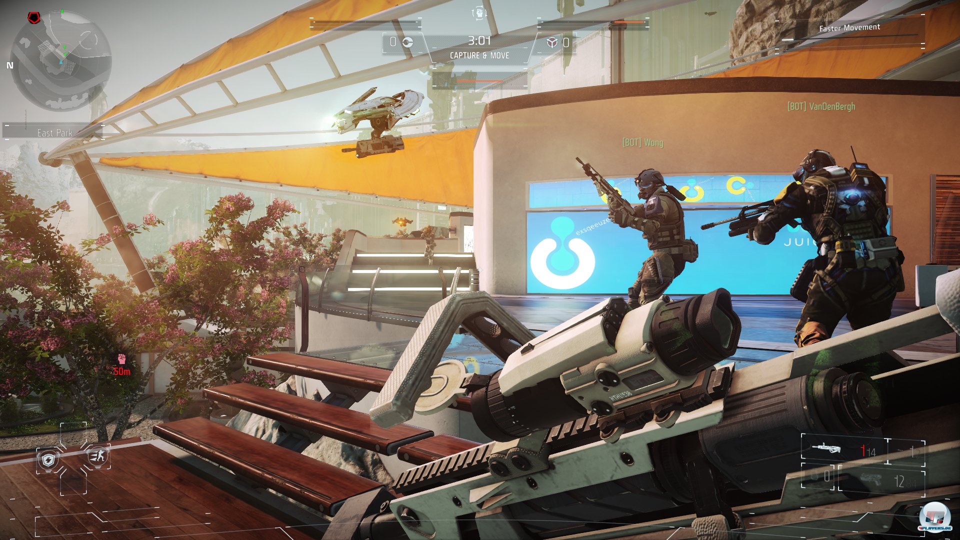 Das sieht ja fast nach Urlaub aus. Aber keine Bange: Killzone hat auch reichlich d&uuml;stere Ecken - die Schaupl&auml;tze sind nur vielf&auml;ltiger.