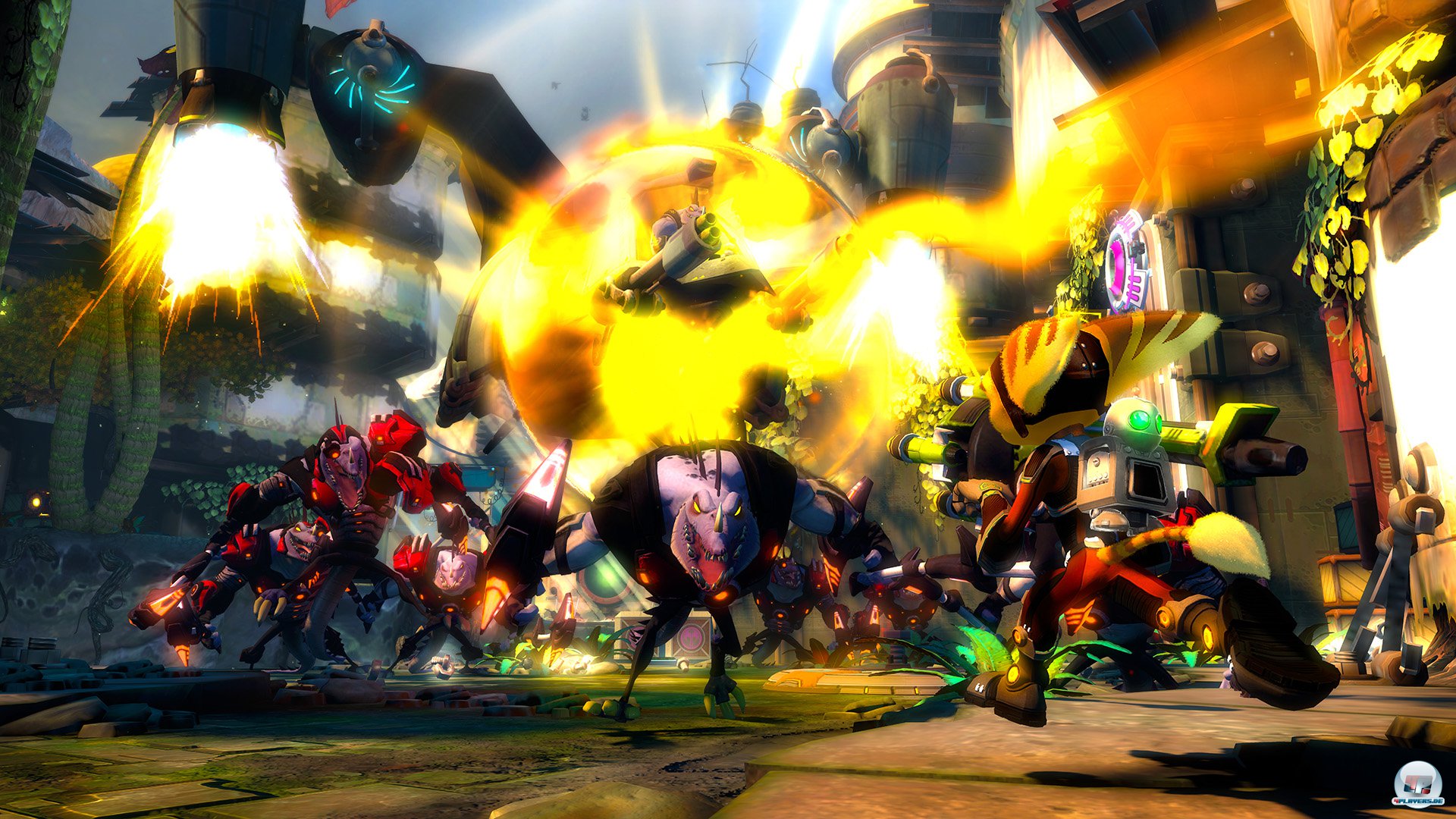 Ratchet & Clank zelebrieren routinierte Plattform-Action ohne gro&szlig;e &Uuml;berraschungen.