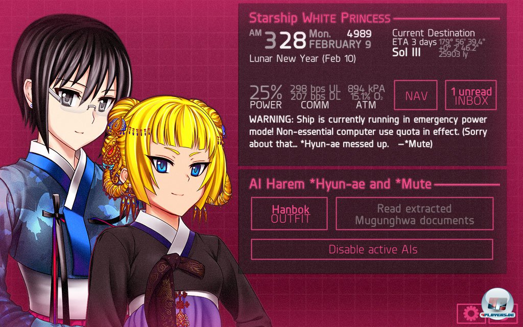 Bei den Ermittlungsarbeiten hat man Zugriff auf zwei k&uuml;nstliche Intelligenzen im Manga-Look.