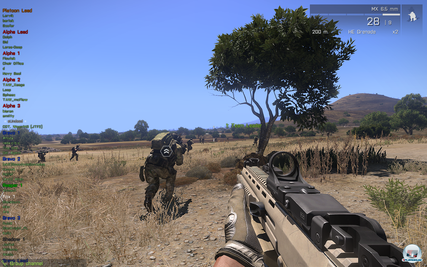 Formationsbewegung auf freiem Feld. Eine Besch&auml;ftigung, der man als Infanterist recht h&auml;ufig nachgeht. 