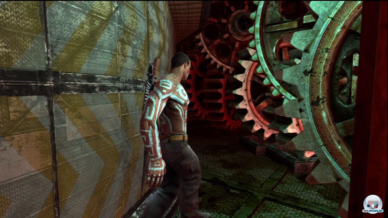 Zwischen den Kampfhandlungen wird auch geklettert, geschoben und geh&uuml;pft.