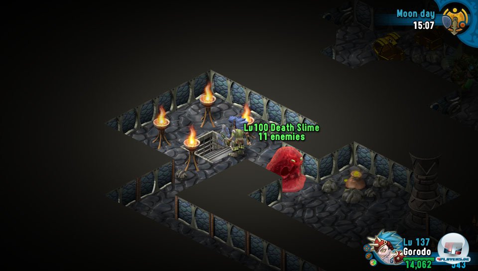 H&auml;ndler und Heiler gibt es aber auch in den unterirdischen Dungeons.