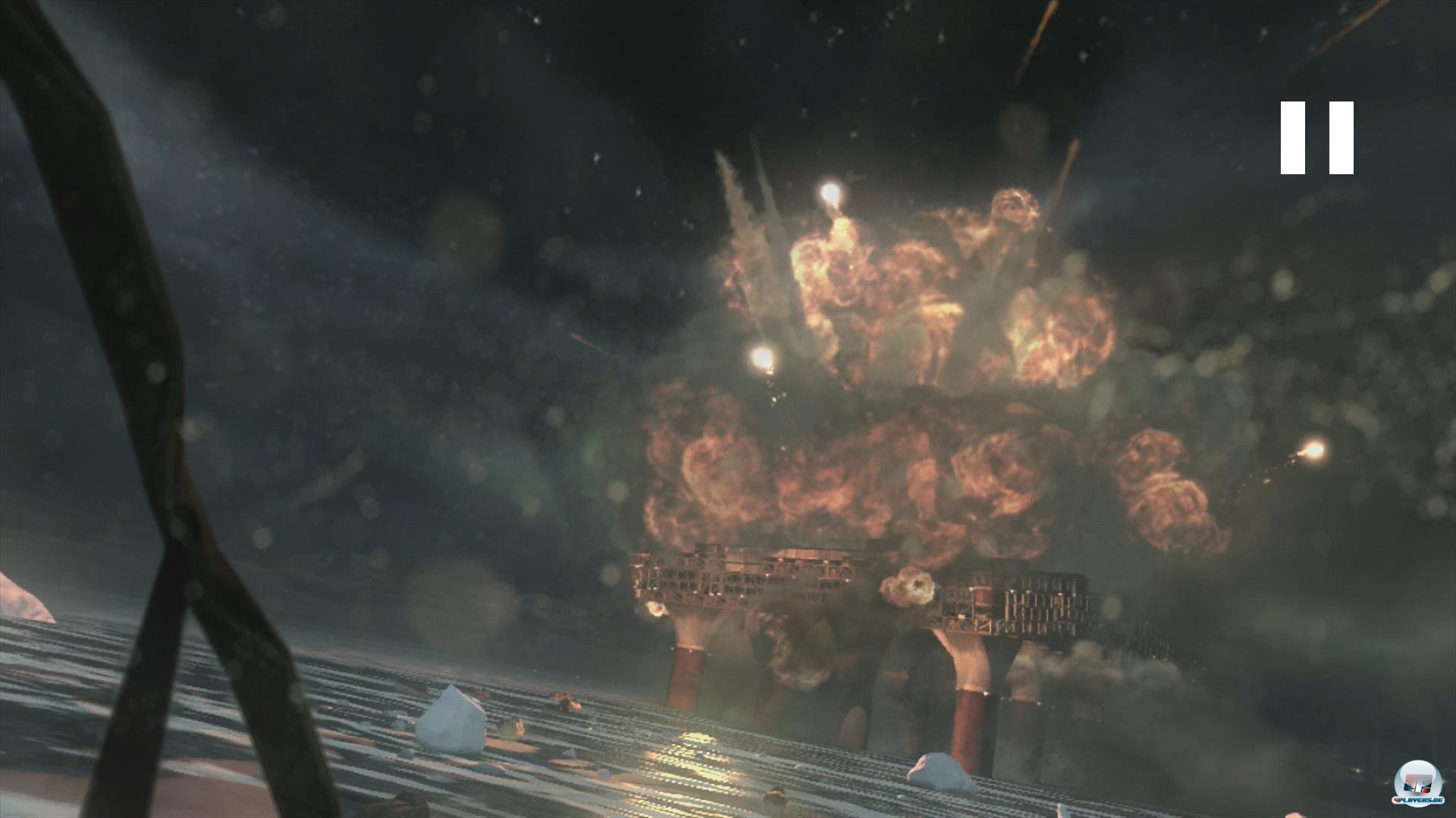 Ratatazong, weg mit der &Ouml;hlbohrstation. Explodieren tut auch bei den Ghosts eine Menge.