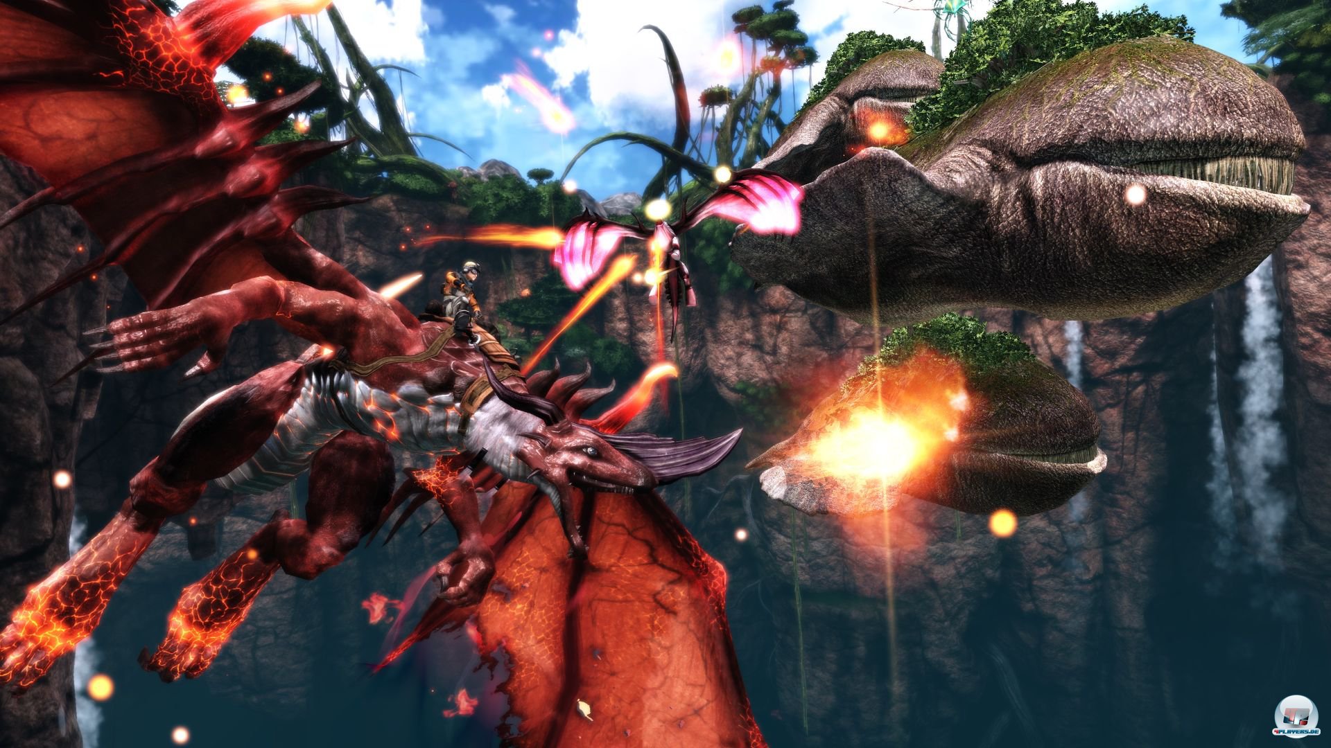 Oft umrunden die Gegner den Spieler - zum Gl&uuml;ck zeigt das Radar ihre Position an.