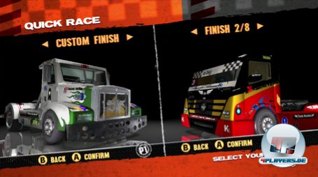 Die klobig modellierten Trucks werden auch mit Anpassungen der Lackierung nicht sch&ouml;ner.