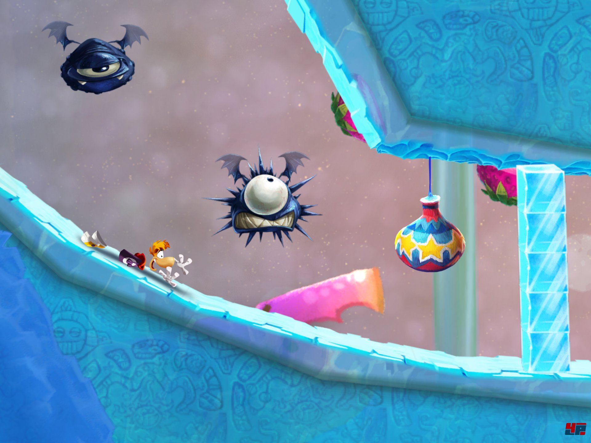 Die verdienten (oder gekauften) Lums schalten Extras, allerlei Artworks und spielbare Figuren frei &ndash; Letztere unterscheiden sich aber nur &auml;u&szlig;erlich.