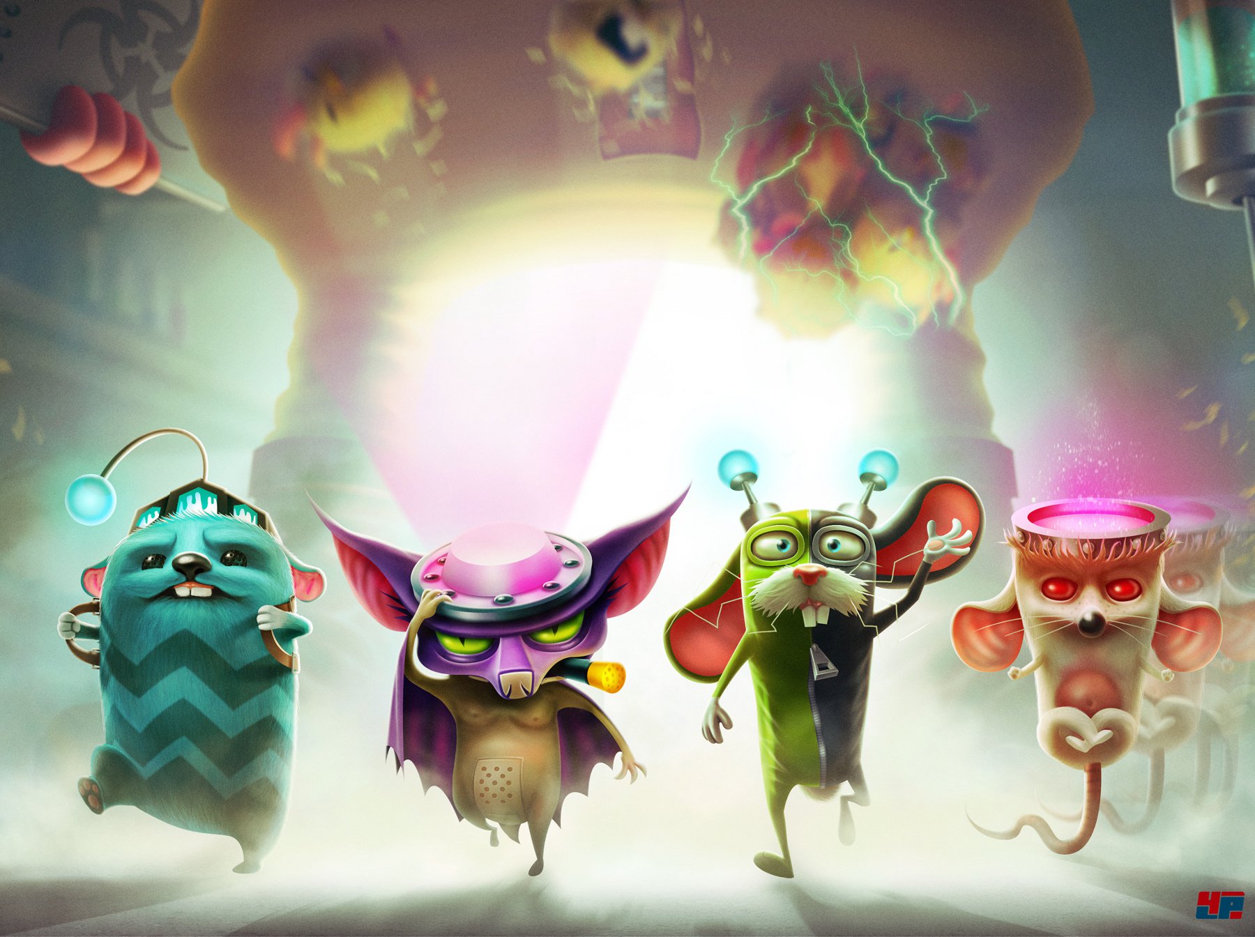 Schmerzhaft aber n&uuml;tzlich: Die vier Protagonisten besitzen &uuml;bertierliche Kr&auml;fte.