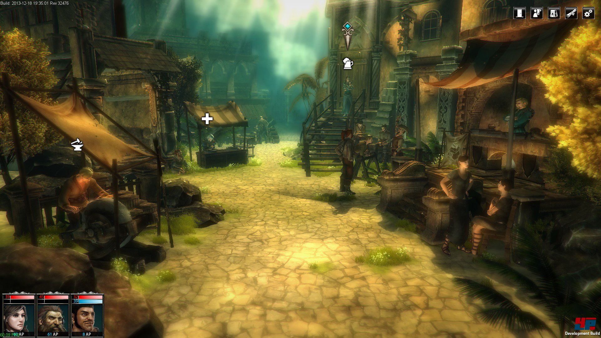 Statisch: Die St&auml;dte sind nicht nur extrem weichgezeichnet, sondern auch ziemlich statisch.