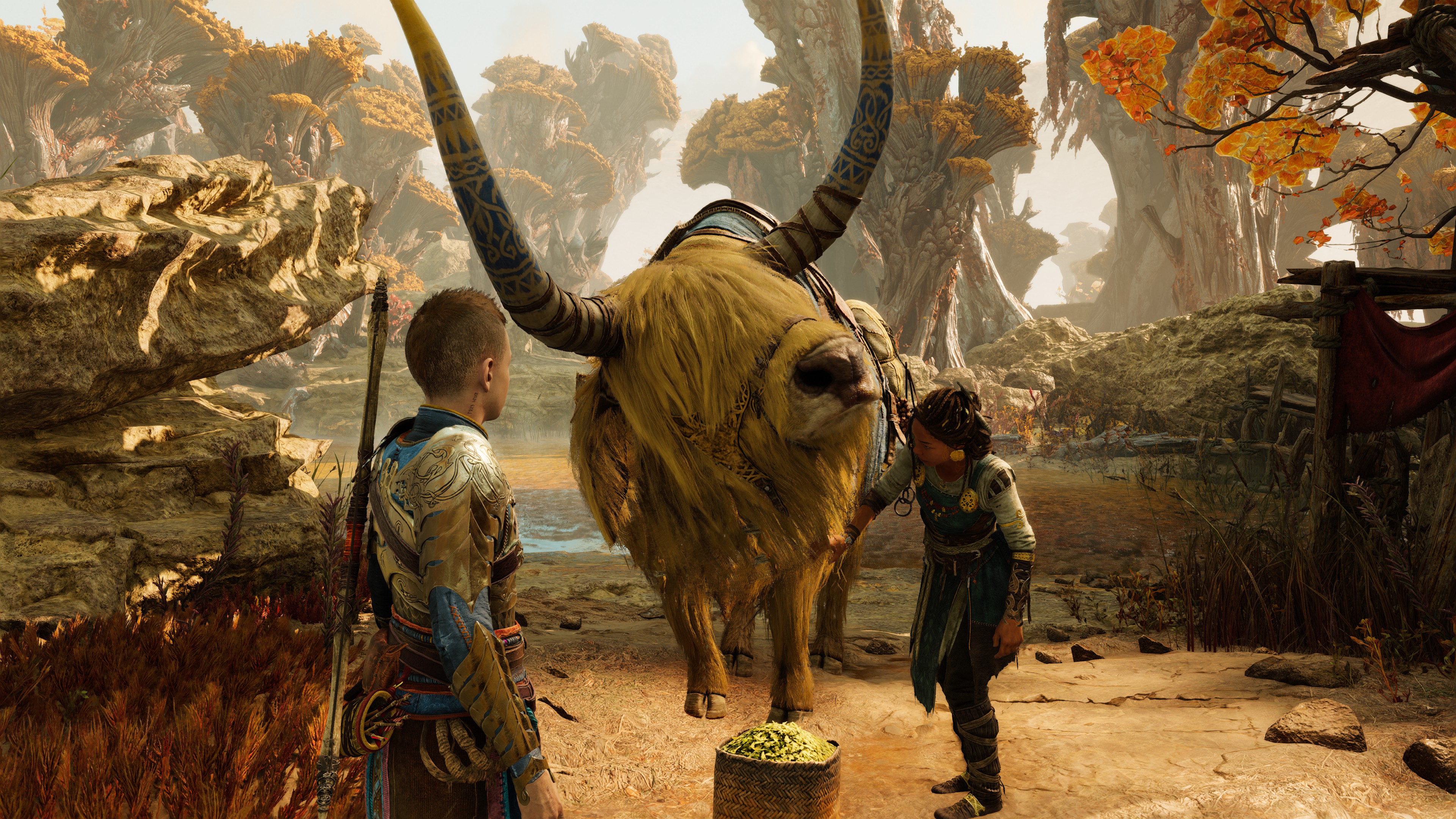 Atreus freundet sich schnell mit Angrboda an &ndash; der Ausflug in den Eisenwald endet mit einem Hauch von Coming-of-Age-Teenieliebe.