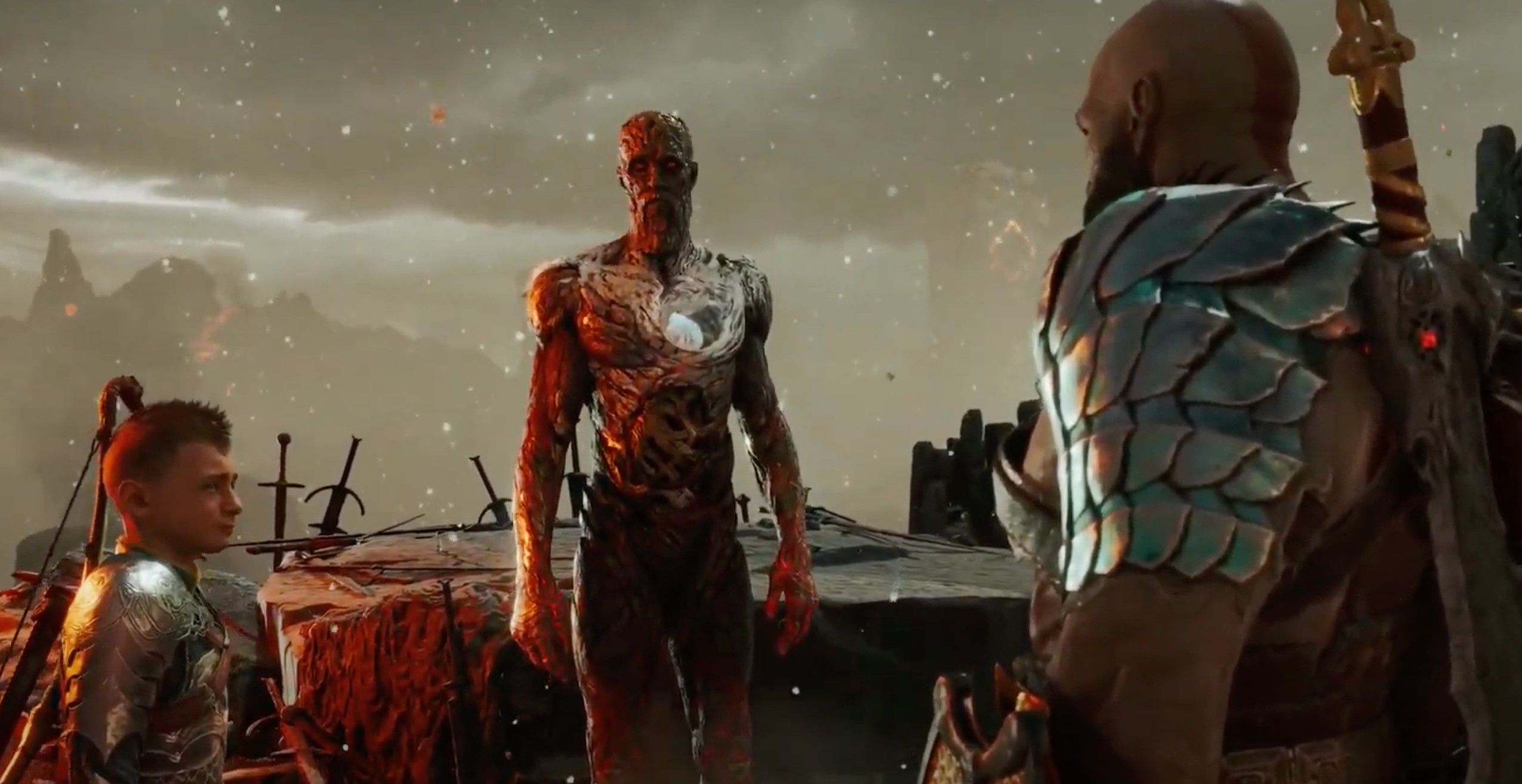 Surtr, der Feuerriese muss mithelfen, damit Ragnar&ouml;k nicht zum totalen Desaster wird.