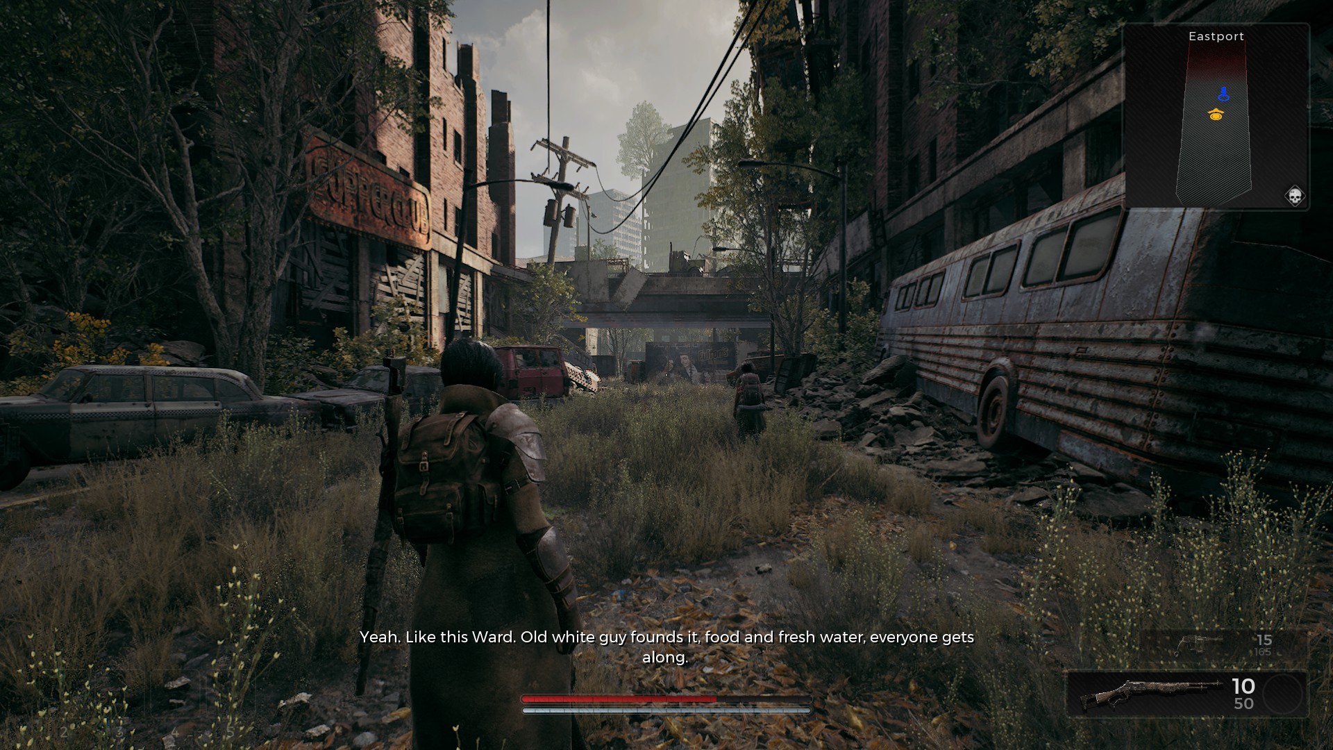 Die ersten Schritte in Remnant 2 erinnern optisch etwas an The Last of Us, aber es wird schnell &uuml;bernat&uuml;rlicher.