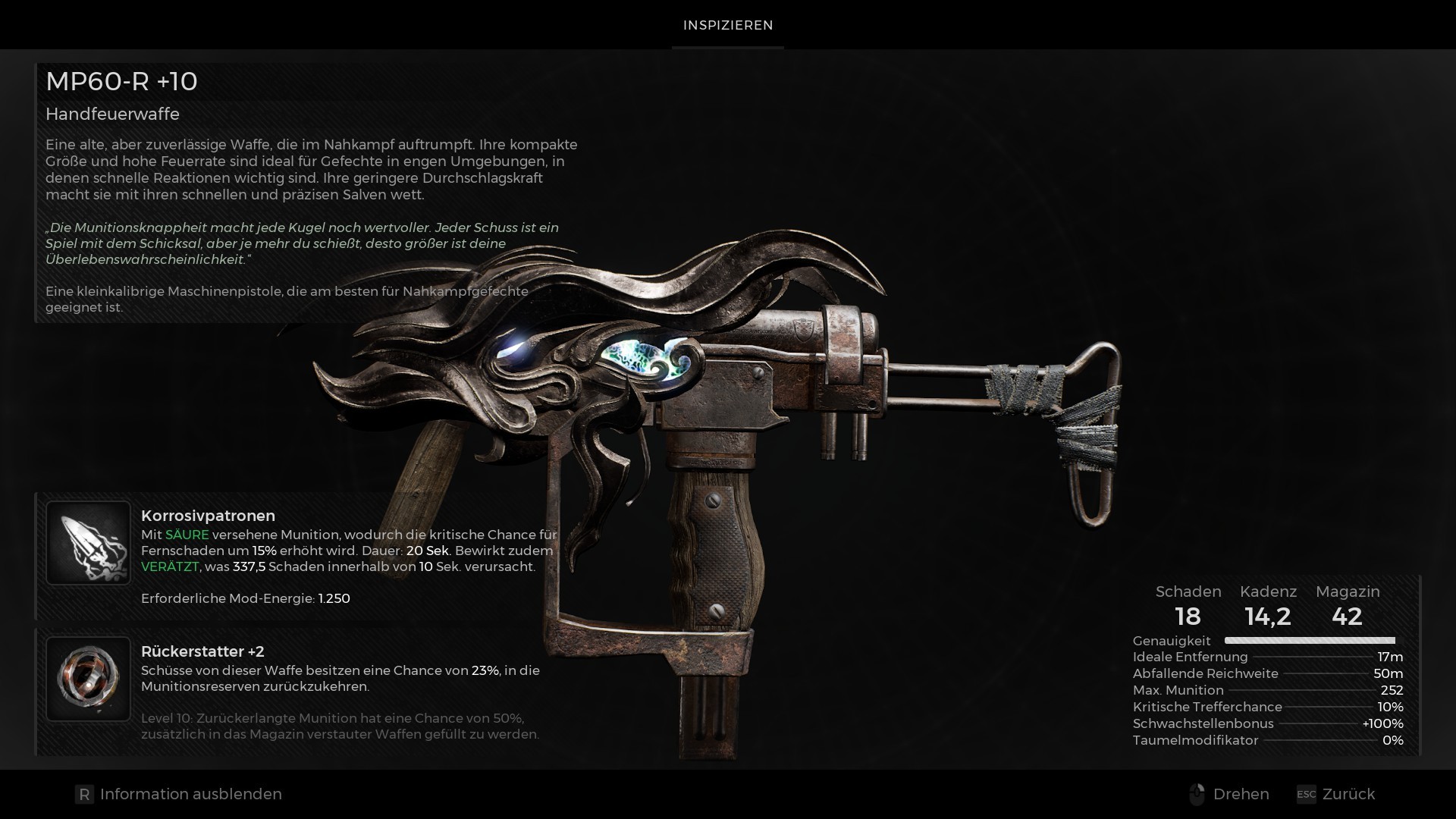 Die kleine MP ist gef&auml;hrlicher als sie aussehen mag &ndash; dank ihrer hohen Feuerrate.