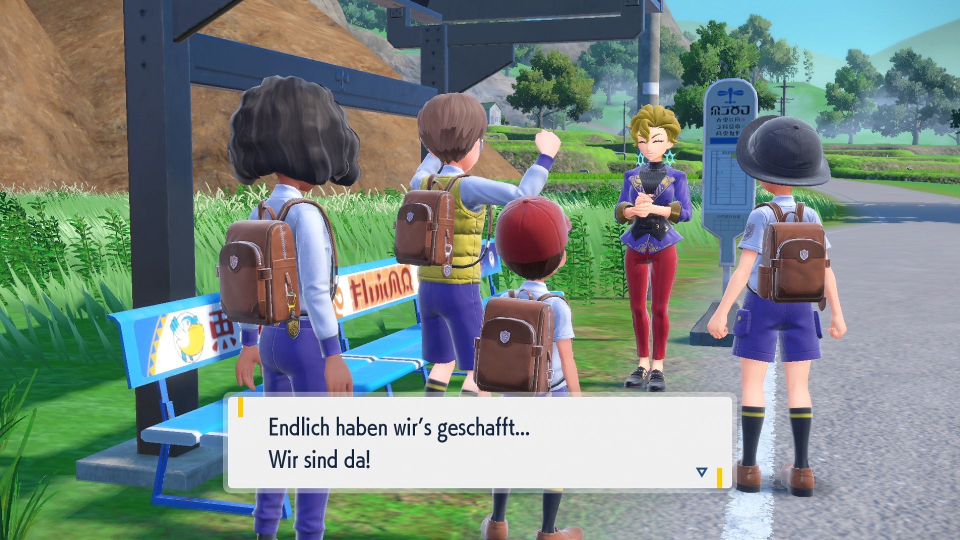 Im neuen DLC trefft ihr auf einem Ausflug nach Kitakami interessante neue Leute und Pok&eacute;mon.