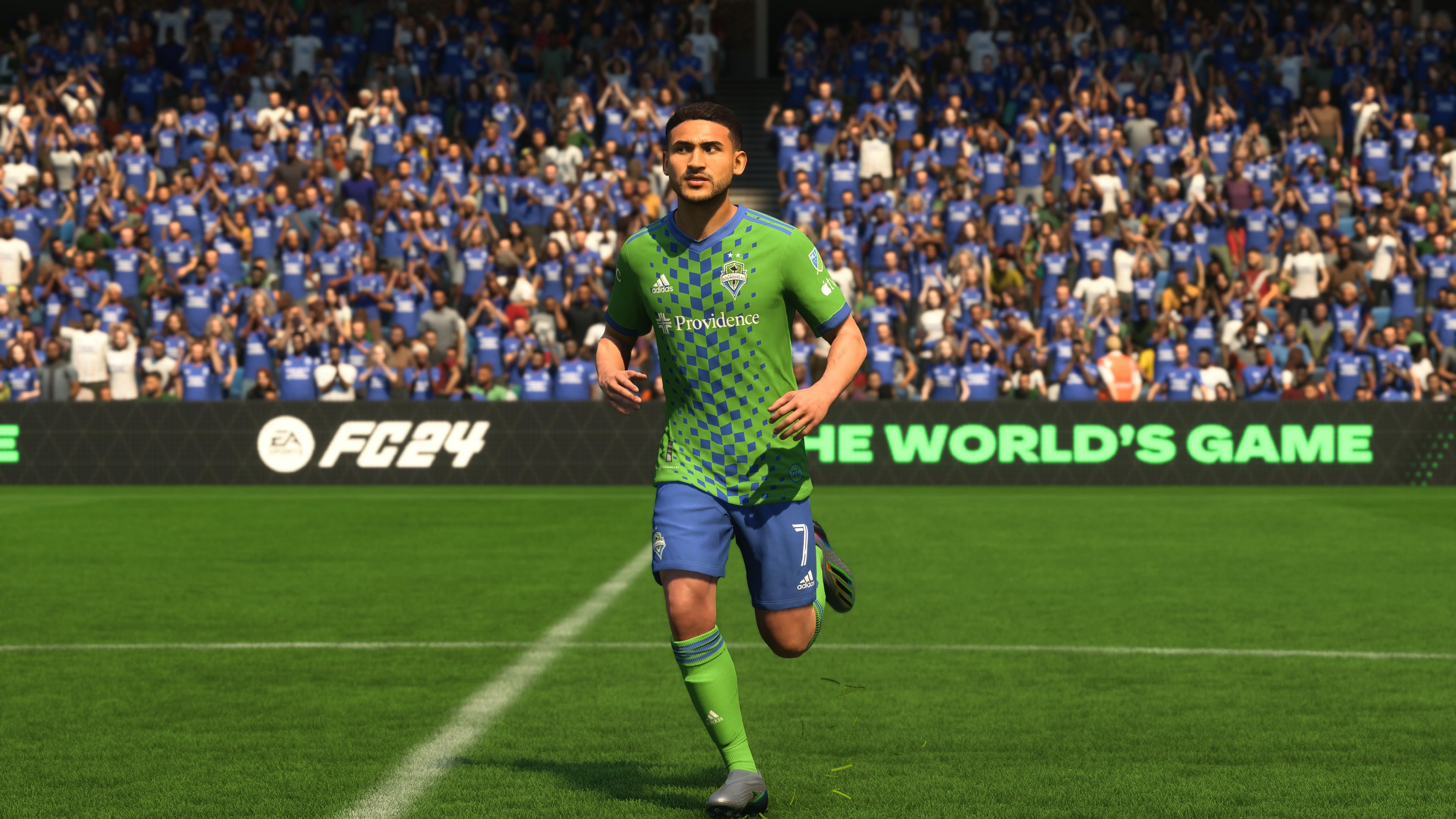 Gr&uuml;n und Blau schm&uuml;ckt die Sau &ndash; ein gern genutzter Spruch bei ungew&ouml;hnlicher Farbkombi. Dennoch nutzen die Seattle Sounders diese in ihren Heimtrikots regelm&auml;&szlig;ig. So auch dieses Jahr, wenngleich das Blau in den nach au&szlig;en hin kleiner werdenden Quadraten im Hintergrund bleibt.