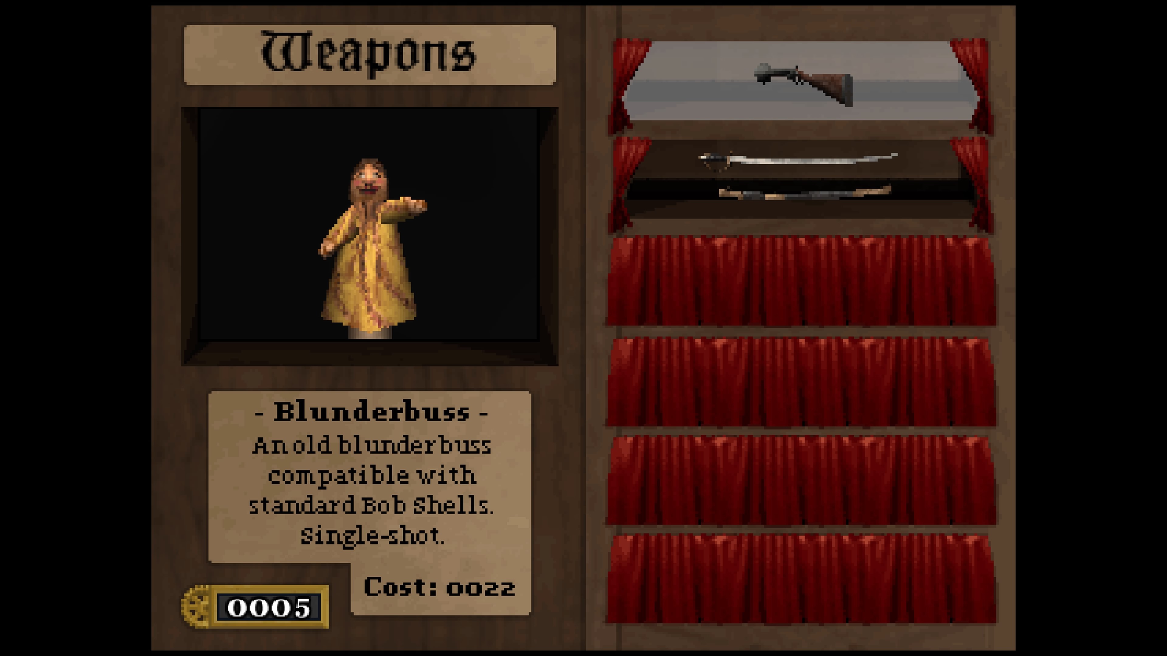 Um sich gegen die m&ouml;rderischen Marionetten zu wehren, solltet ihr beim kauzigen H&auml;ndler neue Waffen oder Munition kaufen. Auch mit moderner Steuerung hei&szlig;t es bei den Schusswechseln: Stehen bleiben und gut zielen.