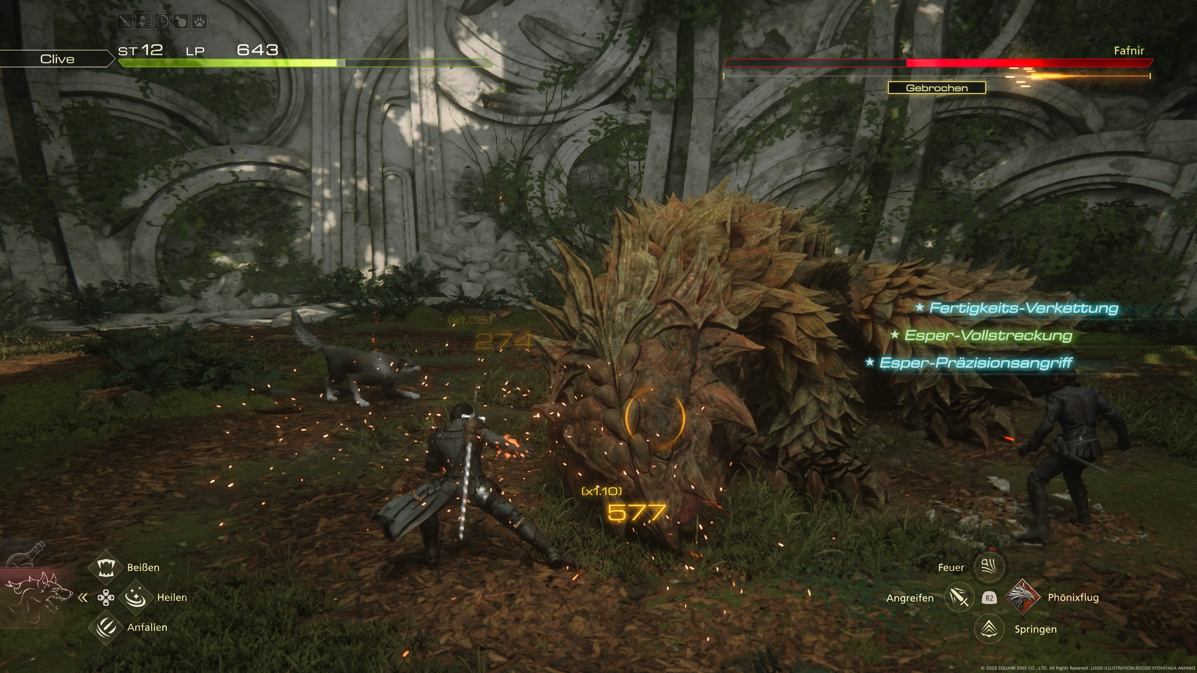 Die Willensleiste ist euer bester Freund und sollte so schnell wie m&ouml;glich geleert werden. Als Belohnung wird euer Gegner f&uuml;r kurze Zeit ohnm&auml;chtig und ein Schadensmultiplikator erscheint, mit dem schnelles Aneinanderreihen und Verketten von Angriffen besonders effektiv wird.