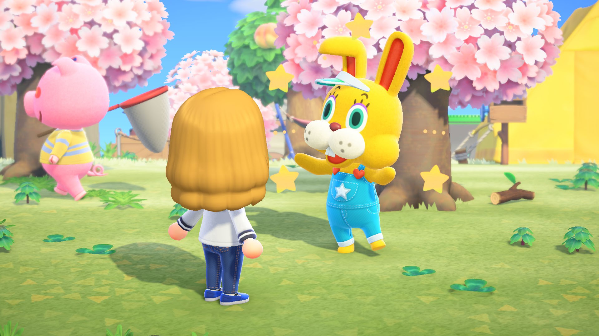 Ohs, der Hase ist trotz seines niedlichen Aussehens eine echte Schreckgestalt f&uuml;r viele Animal Crossing-Spieler. Quelle: Nintendo