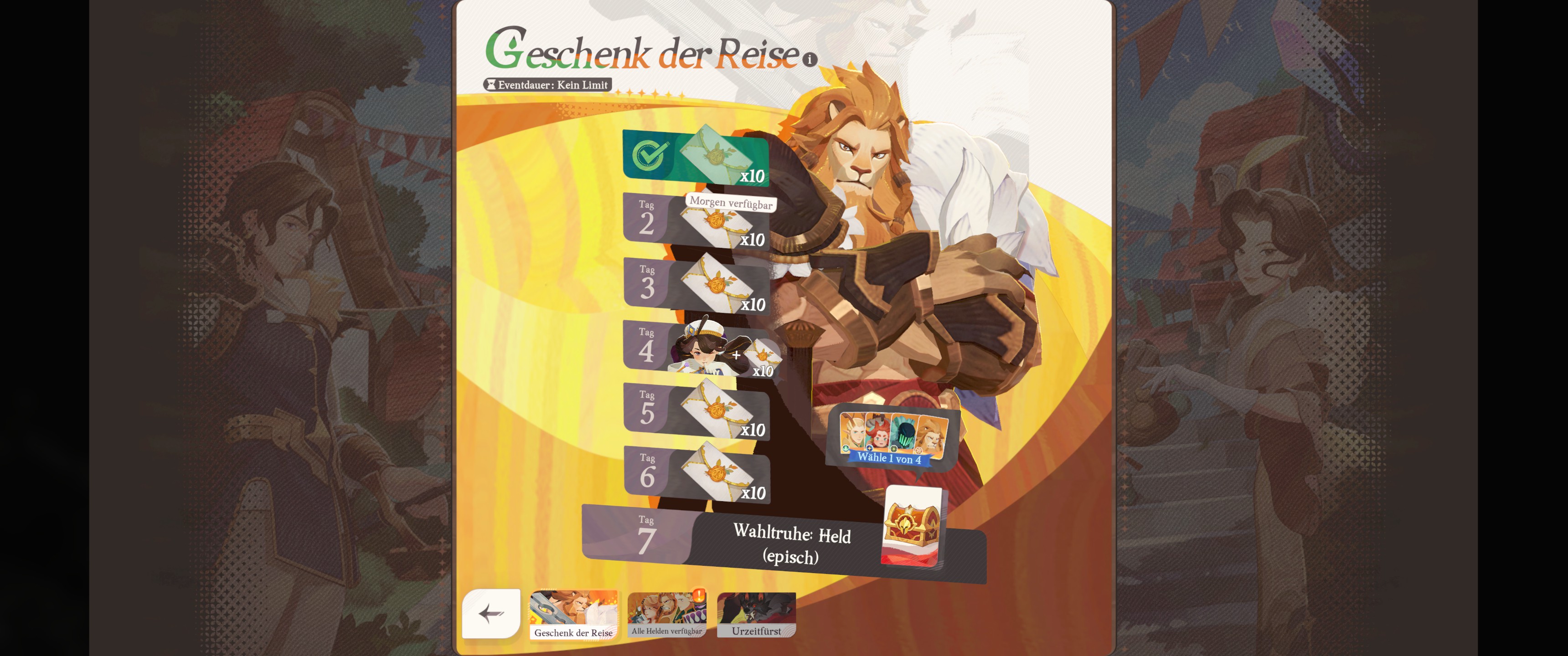 Ausloggen, einloggen: Der Plattformwechsel ist nicht kompliziert, aber ein bisschen m&uuml;sst ihr schon beachten. Daf&uuml;r gibt es jeden Tag neue Boni, wenn ihr das Spiel &ouml;ffnet.