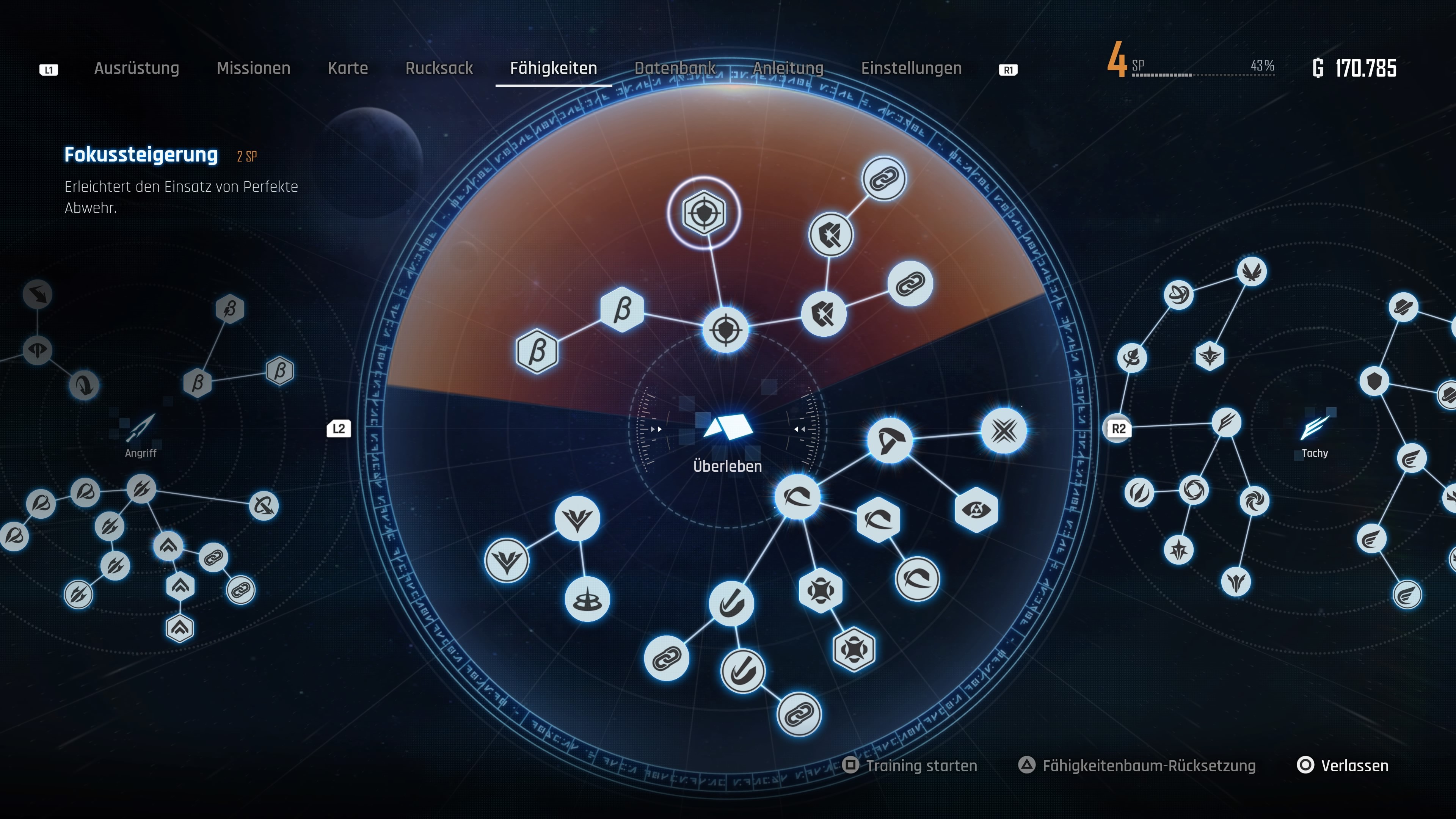 Damit es beim K&auml;mpfen richtig sch&ouml;n scheppert, sollten ein paar Paraden schon sitzen. Die entsprechenden F&auml;higkeiten helfen bei der Ausf&uuml;hrung.