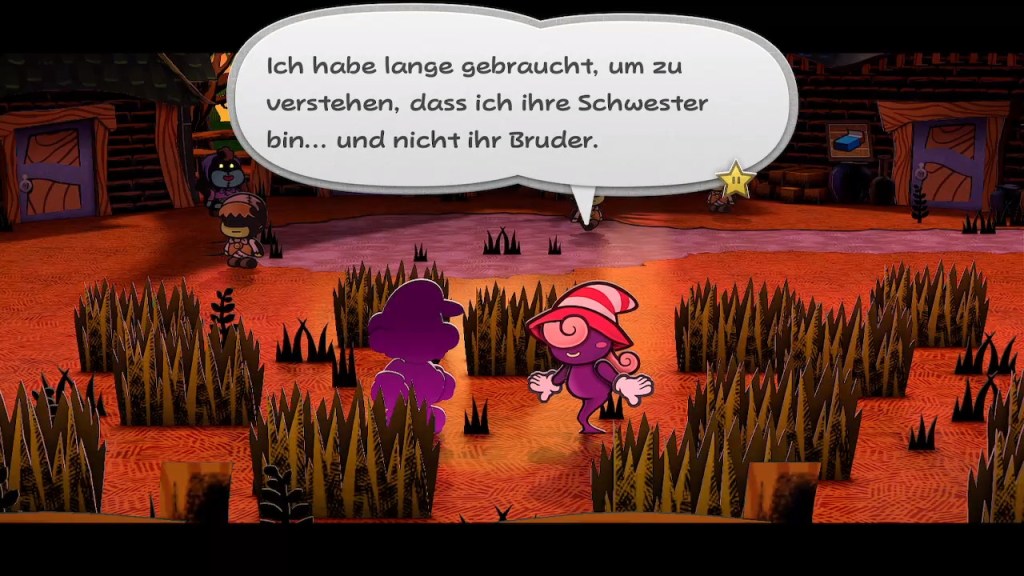 In der Neuauflage von Paper Mario: Die Legende vom &Auml;onentor ist der Charakter Vivian nun wieder trans - genau wie einst im japanischen Original.