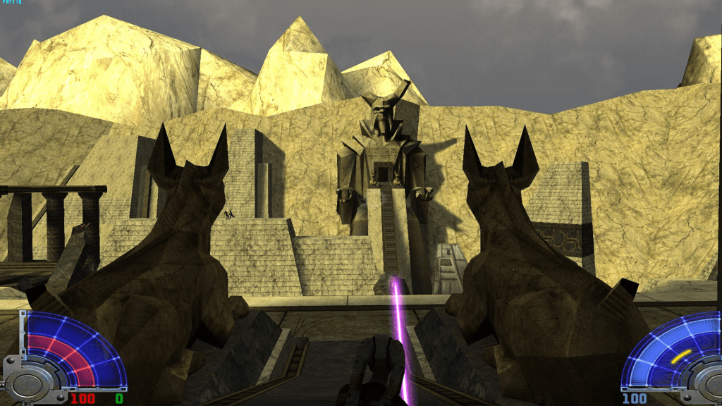 Die irgendwie &auml;gyptisch anmutende Level-Architektur im Endgame war ein Gaudium f&uuml;r meine &Auml;uglein.