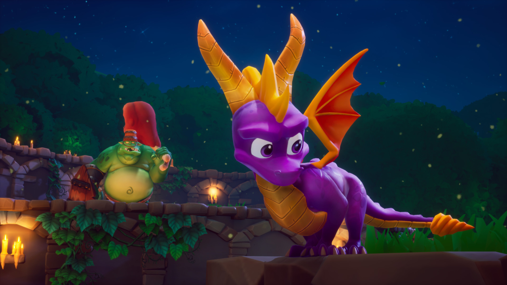 Im Bild: Der lila Drache Spyro, gefl&uuml;gelter Held der gleichnamigen Videospielreihe. 