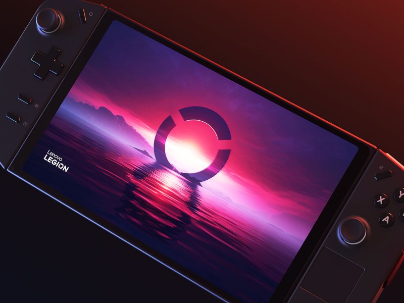 Bild vom Lenovo Legion Go, einem Handheld-PC mit Windows 11.